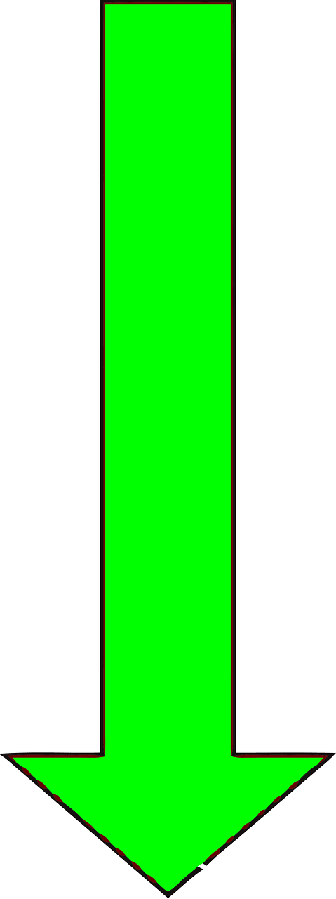 Arrow symbol - green