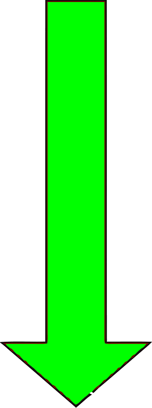 Arrow symbol - green