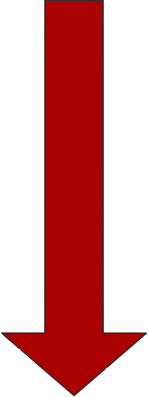 Arrow symbol - red
