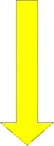 Arrow symbol - yellow