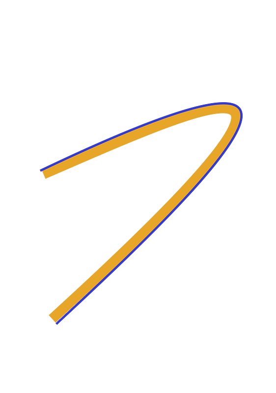 Hydrogeological map - symbol - salt lake limit (color)