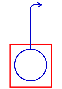 Hydrogeological map - symbol - spring used for supply (COLOR)