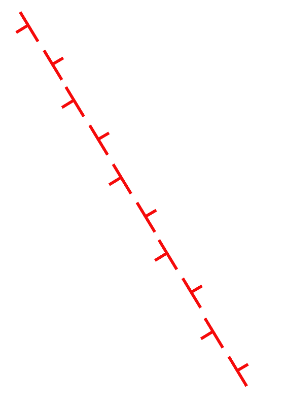 Hydrogeological map - symbol - drainage gallery (COLOR)