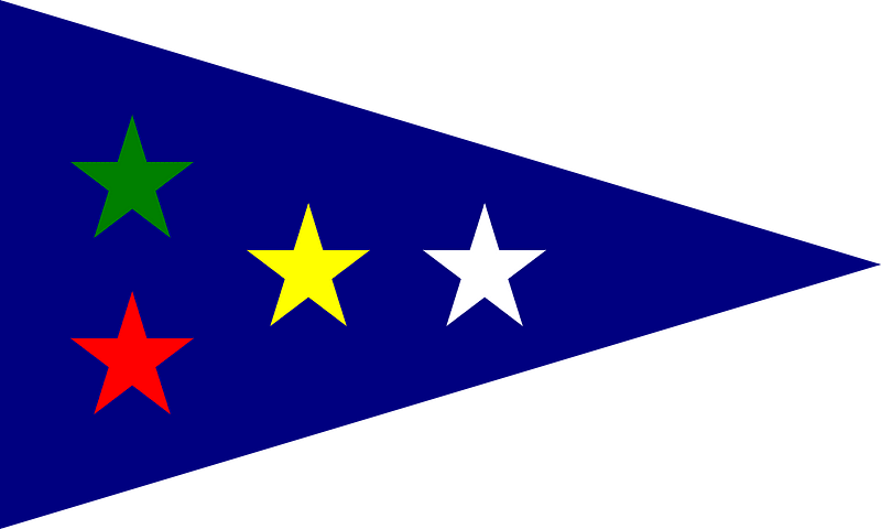 Burgee of Yacht Club Santo Stefano