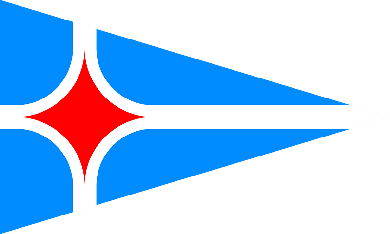 Burgee of Yacht Club Costa Smeralda