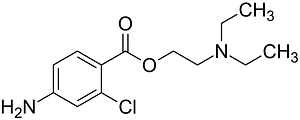 2-(diethylamino)ethyl 4-amino-2-chlorobenzoate 200