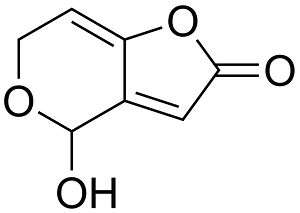 4-hydroxy-4,6-dihydro-2H-furo(3,2-c)pyran-2-one 200