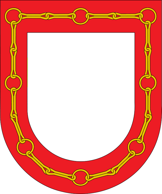 Bordura con cadenas de Navarra (eslabones alargados)