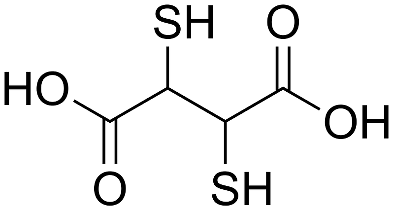 2,3-dimercaptosuccinic acid 200