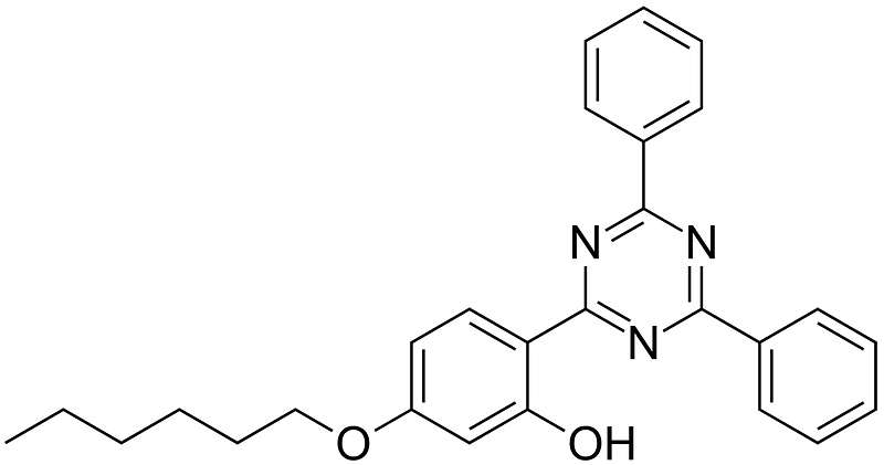 2-(4,6-diphenyl-1,3,5-triazin-2-yl)-5-(hexyloxy)phenol 100