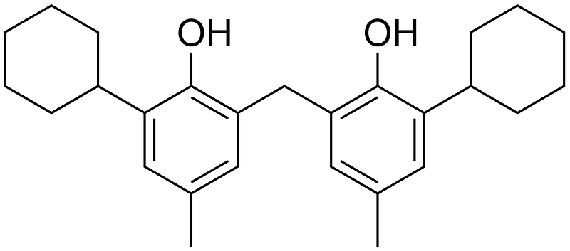 6,6'-methylenebis(2-cyclohexyl-4-methylphenol) 100