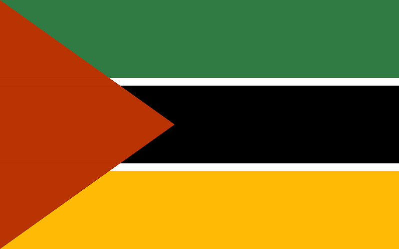 Flag of Mozambique (1974–1975)