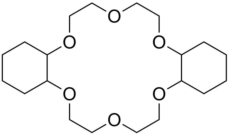 Icosahydrodibenzo(b,k)(1,4,7,10,13,16)hexaoxacyclooctadecine 200