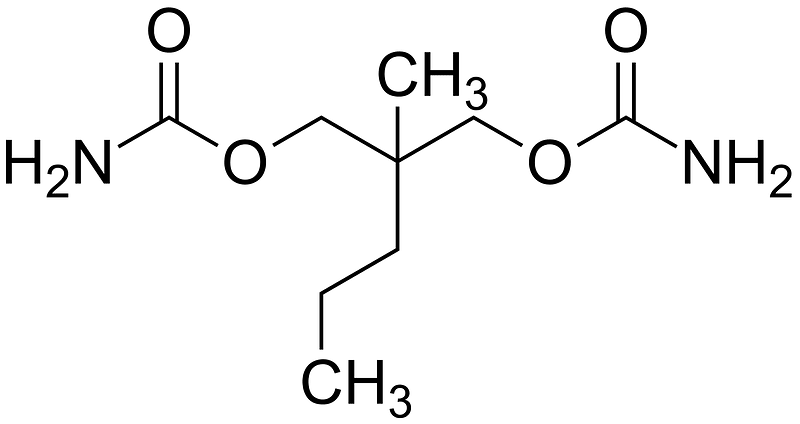 2-methyl-2-propylpropane-1,3-diyl dicarbamate 200