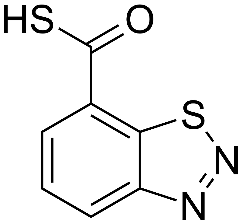 Benzo(d)(1,2,3)thiadiazole-7-carbothioic S-acid 200