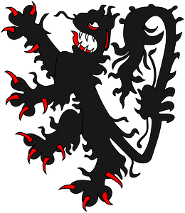 Lion Rampant sable (Gelre)