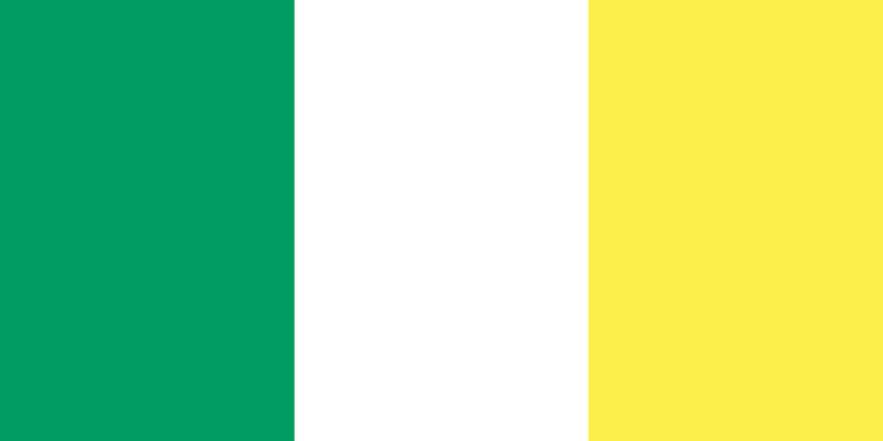 Flag of Ireland (gold)