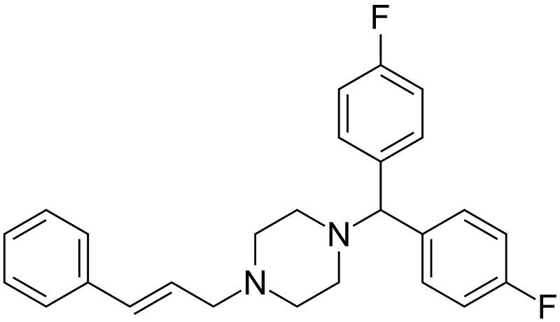 1-(bis(4-fluorophenyl)methyl)-4-cinnamylpiperazine 200