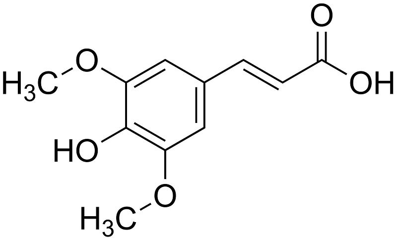 (E)-3-(4-hydroxy-3,5-dimethoxyphenyl)acrylic acid 200