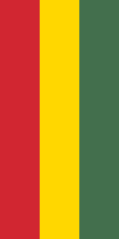 Flag of Budapest (1930-1949; vertical)