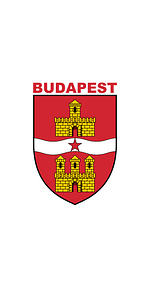 Flag of Budapest (1984-1990; vertical)