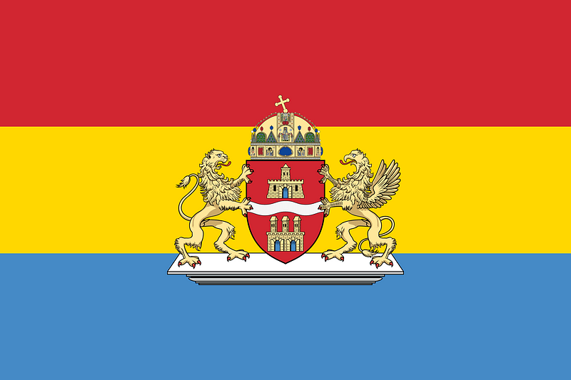 Flag of Budapest (1990-2011)