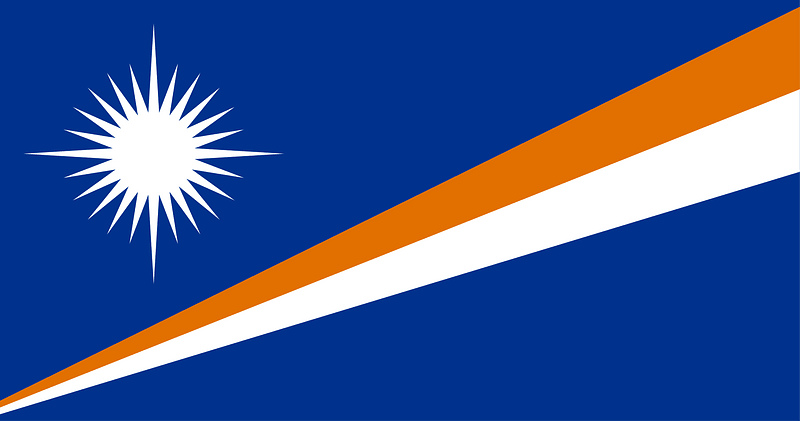 Flag of the Marshall Islands (Pantone)