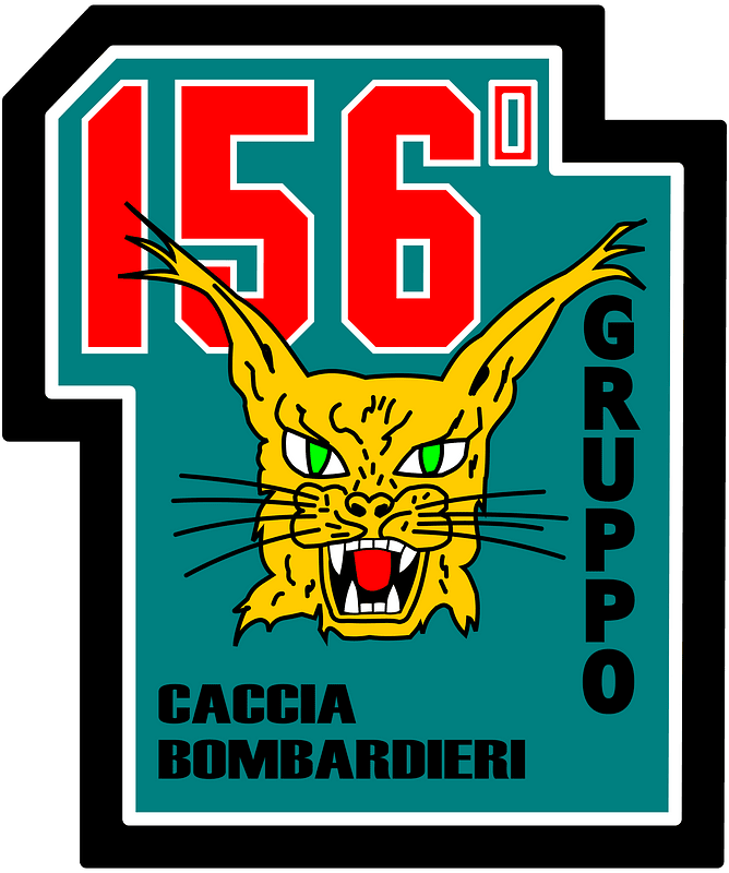 Ensign of the 156º Gruppo of the Italian Air Force