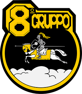 Ensign of the 8º Gruppo of the Italian Air Force