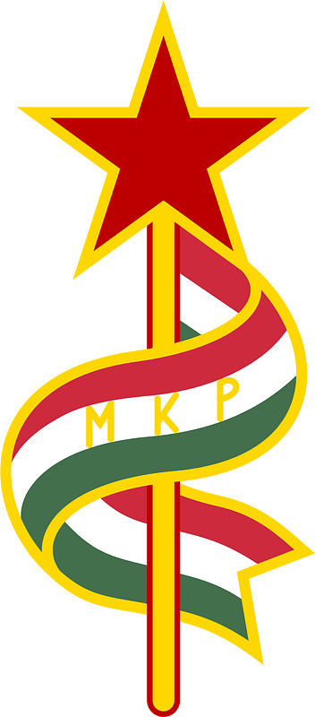 Logo of the Hungarian Communist Party (variant)