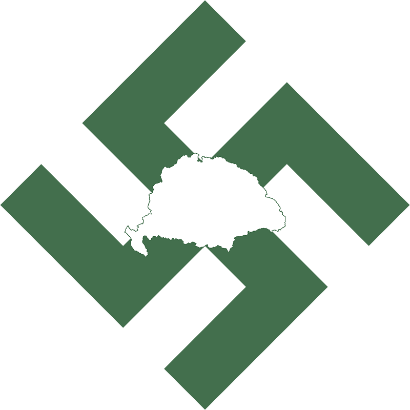 Logo of the Hungarian National Socialist Agricultural Labourers' and Workers' Party (1932-1933)