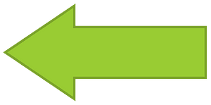 Arrow facing left - Green