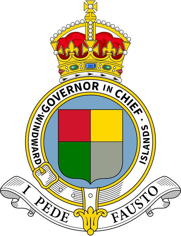 Badge of the Governor-in-chief of the British Windward Islands (1903-1953)