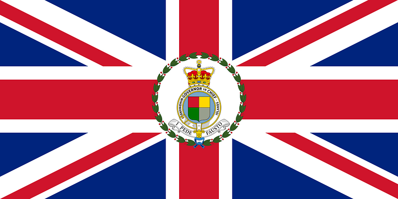 Flag of the Governor-in-chief of the British Windward Islands (1886-1903)