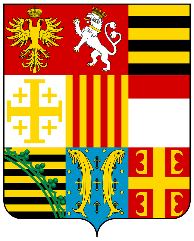 Coat of arms of the House of Gonzaga (1575) - center