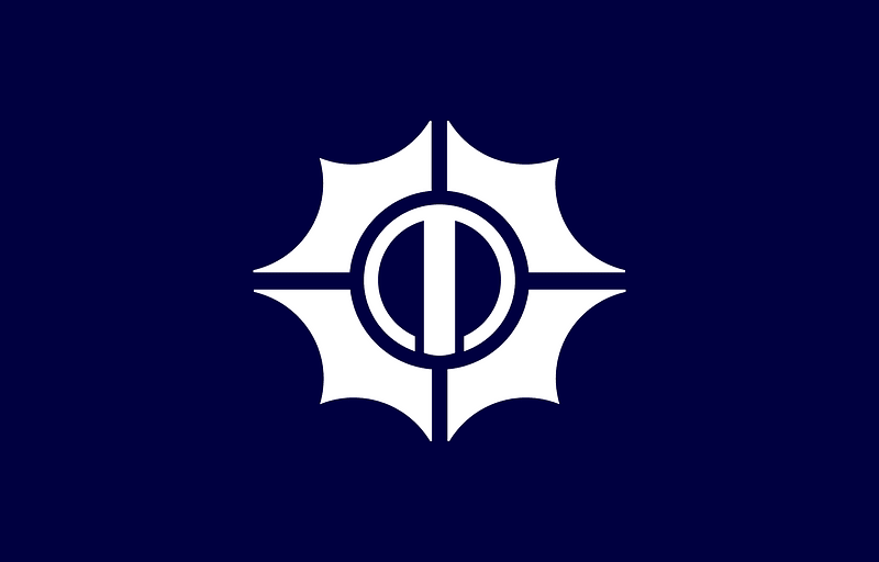 Flag of Iyo, Ehime (1955–2005)