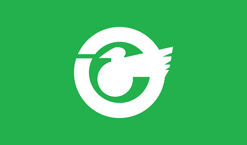 Flag of Myōgata, Gifu