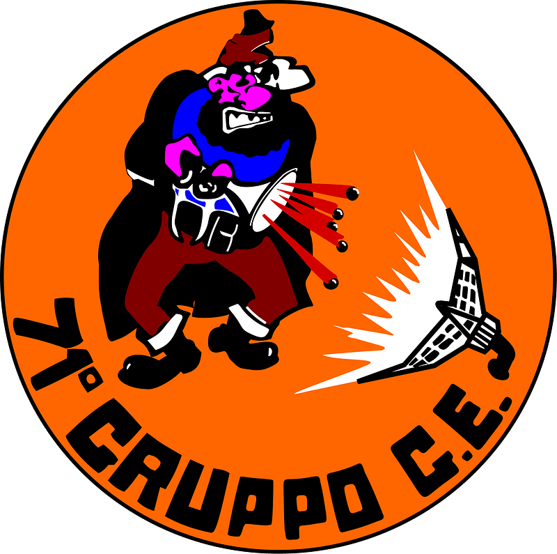 Ensign of the 71º Gruppo GE of the Italian Air Force