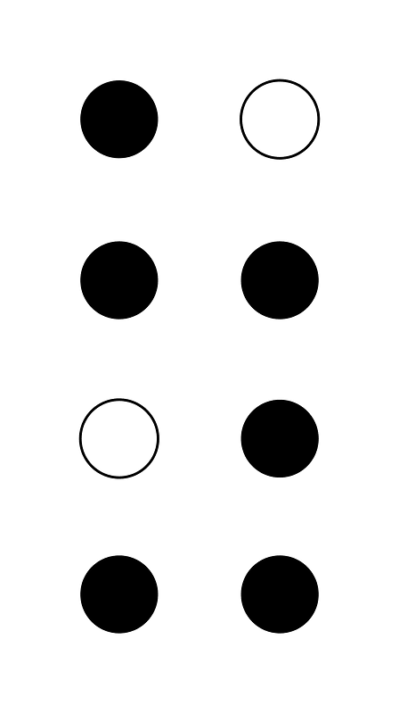 Braille8 Dots-125678