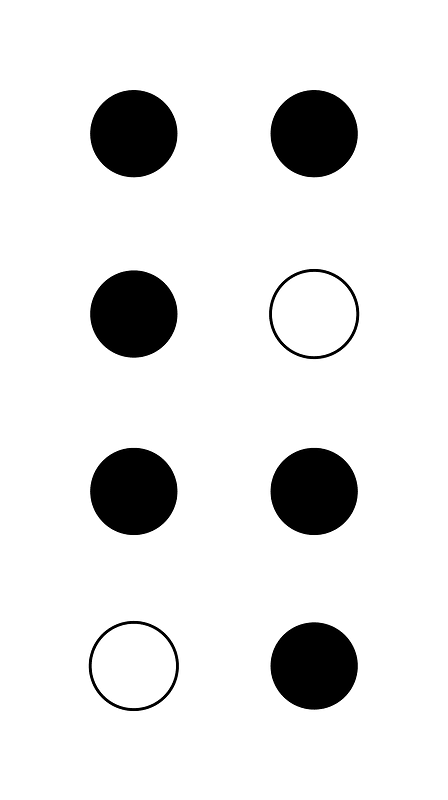 Braille8 Dots-142368