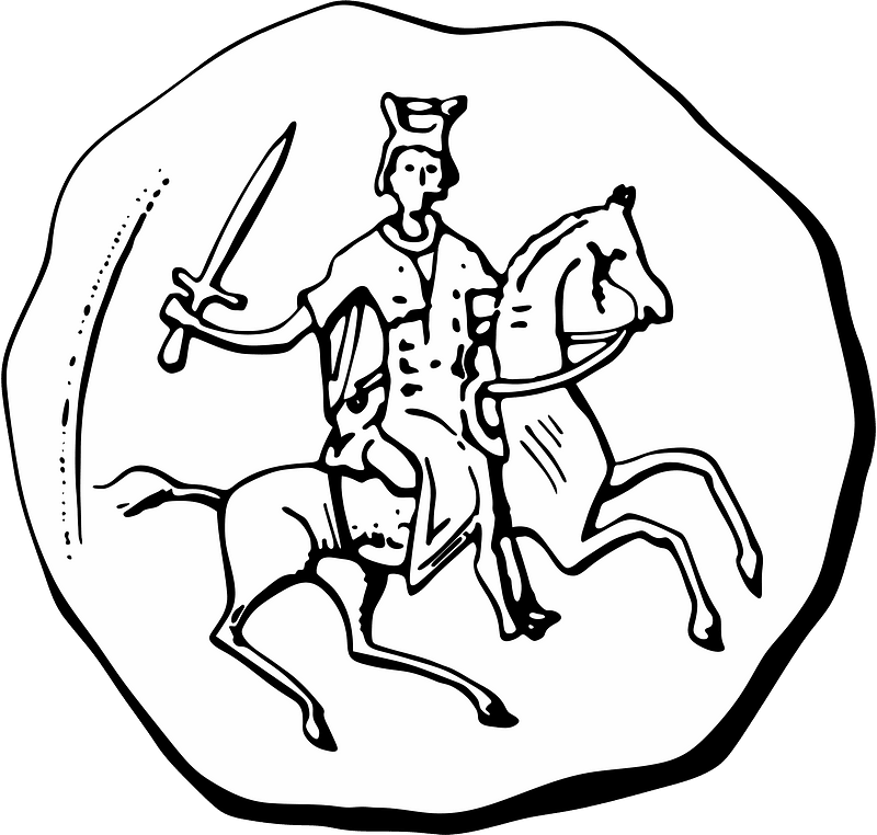 Seal of Alexander Nevsky 1236 Avers