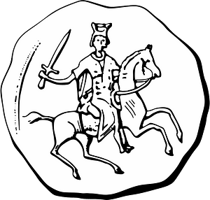Seal of Alexander Nevsky 1236 Avers