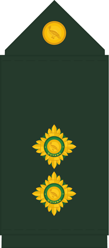Guyana Defence Force (GDF) Lieutenant rank insignia