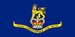Flag of the Governor of Saint Christopher and Nevis (1980-1983)