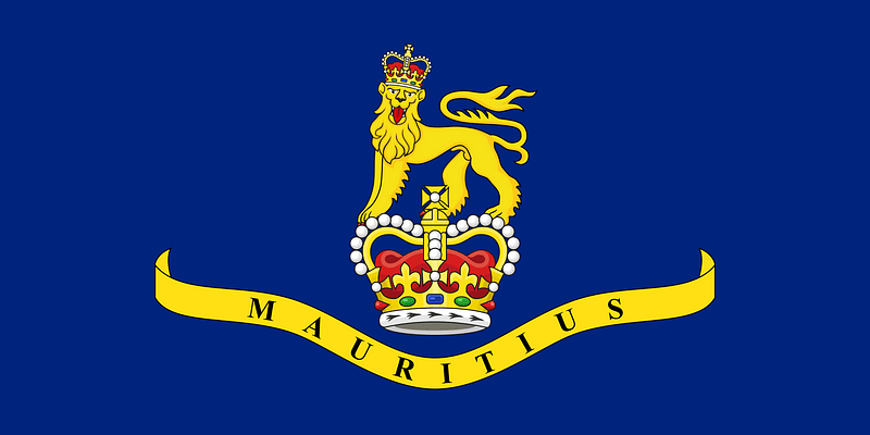 Flag of the Governor-General of Mauritius (1968–1992)
