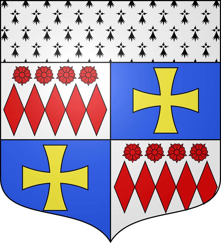 Blason ville fr Gourin (Morbihan)