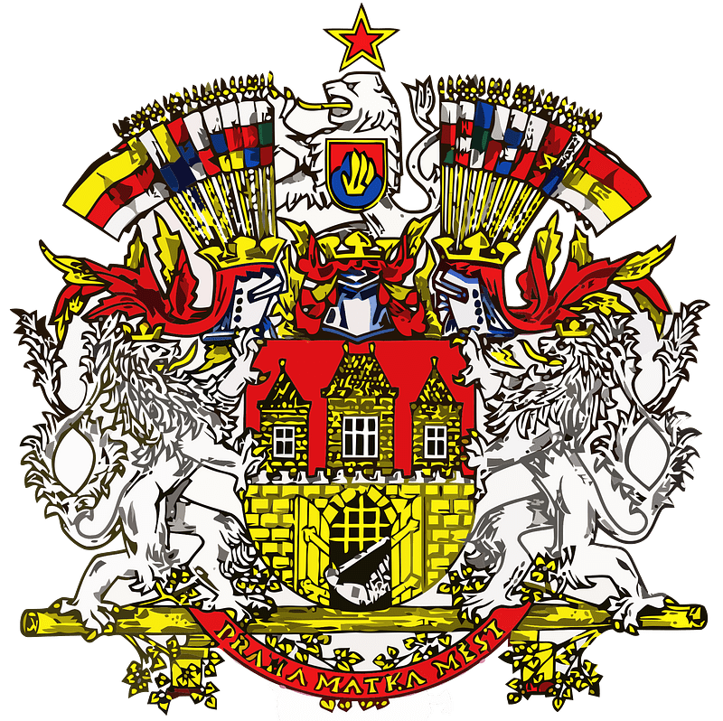 Coat of arms of Prague,Czechoslovak Socialist Republic