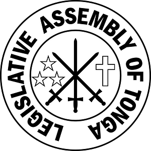 Seal of the Legislative Assembly of Tonga (monochrome)