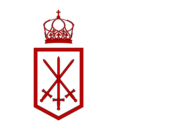 Flag of the Tonga Defence Services (3-2 aspect ratio)