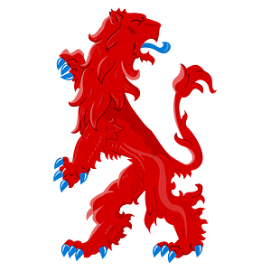 Lion rampant gules